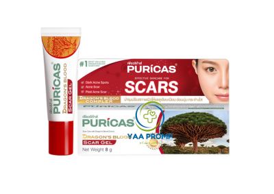 PURICAS เพียวริก้าส์ ดราก้อน บลัด สการ์เจล เจลรักษาแผลเป็น