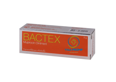 BACTEX OINTMENT แบคเท็กซ์ ออยท์เมนท์ ขี้ผึ้งทาแผลฆ่าเชื้อ 5 กรัม