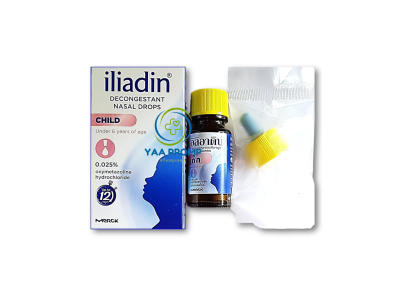 ILIADIN DROP 0.025%10ML อิลิอาดิน ชนิดหยด สำหรับเด็ก