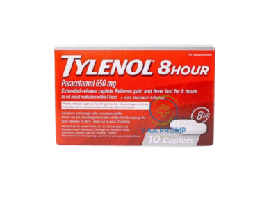 TYLENOL 8 HOUR ไทลินอล 8 ชั่วโมง พาราเซตามอล 650 มิลลิกรัม