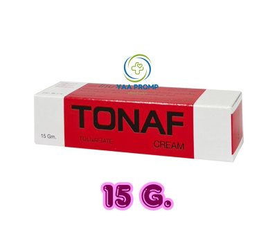 TONAF CREAM 1% โทนาฟ 1% สีแดง 5กรัมและ15กรัม