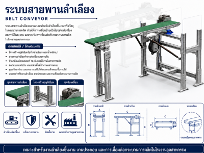 Easy-Access Ready-to-Run Mini Belt Conveyor