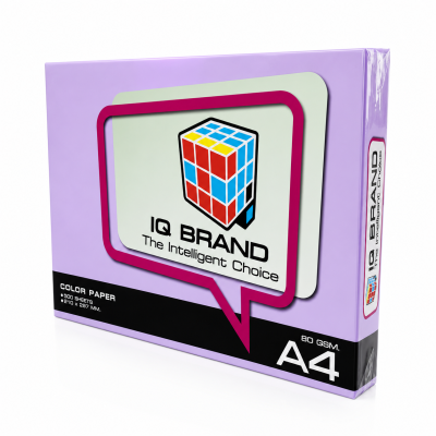 IQ Brand กระดาษถ่ายเอกสารสี A4 80 แกรม 500 แผ่น/รีม (สีเข้ม)