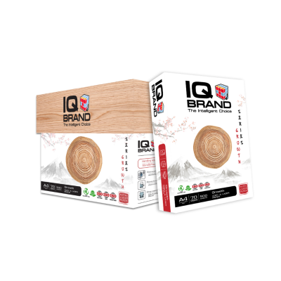 IQ Brand กระดาษถ่ายเอกสาร A4 รุ่น Growth Series 5 รีม/กล่อง