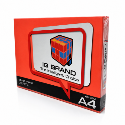 IQ Brand กระดาษถ่ายเอกสารสี A4 80 แกรม 500 แผ่น/รีม (สีเข้ม)