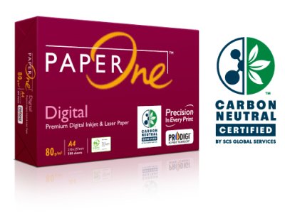 Paper One กระดาษถ่ายเอกสาร A4 (5 รีม/กล่อง)