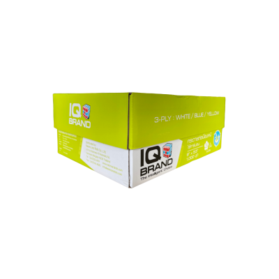 กระดาษต่อเนื่องเคมีสี 3 ชั้น 9x5.5 นิ้ว / IQ Brand 1000 ชุด