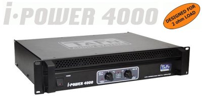 TAFN I-POWER 4000 เพาเวอร์แอมป์ สวิชชิ่ง 2 ชาแนล CLASS-D กำลังขับสูง โหลดได้ถึง 2 โอห์ม น้ำหนักเบา