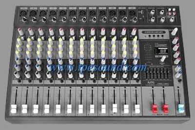 NTS PMU-1201 เพาเวอร์มิกเซอร์สเตอริโอ 2 ชาแนล 12 ช่องอินพุต เอ็ฟเฟ็กต์แท้ในตัว USB/Bluetooth