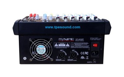 myNPE ST-402P เพาเวอร์มิกเซอร์สเตอริโอ 6 ชาแนล เอฟเฟคแท้ในตัว ฟังค์ชั่นครับ