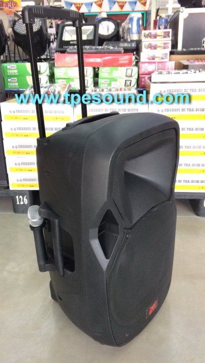 NPE NL-12BAT  ตู้ลำโพงเคลื่อนที่ 12 นิ้ว มีแอมป์ / แบตเตอรี่ / ไมค์ลอยคู่ / เอคโค่ในตัว NPE NL-12BAT  ตู้ลำโพงเคลื่อนที่ 12 นิ้ว มีแอมป์ / แบตเตอรี่ / ไมค์ลอยคู่ / เอคโค่ในตัว