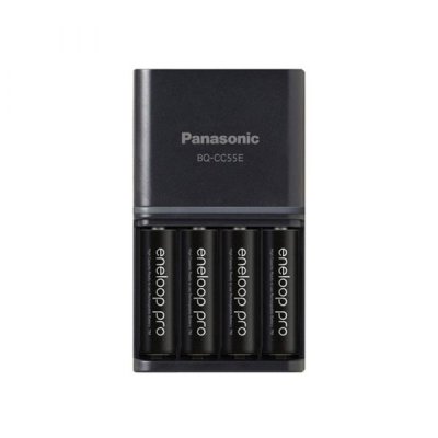 Panasonic แท่นชาร์จถ่าน Eneloop Pro AA2550x4 /K-KJ55HCC40T