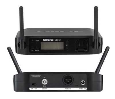 SHURE GLXD14RA-Z2 Body Pack Wireless ระบบไร้สายแบบดิจิตอล สำหรับกีต้าร์ และเบส