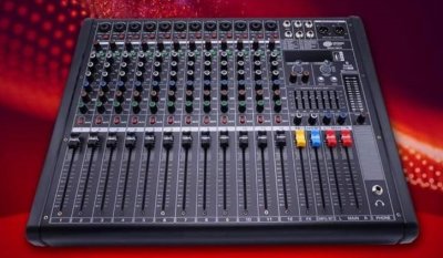 HONIC MAX 6FX เพาเวอร์มิกเซอร์สเตอริโอ MIC/Line 6 ช่อง Combo Connectort เอฟเฟคในตัว