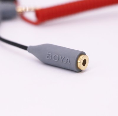 BOYA BY-CIP 3.5MM สายแปลงไมค์กล้องสำหรับมือถือ แจ็ค 3.5mm