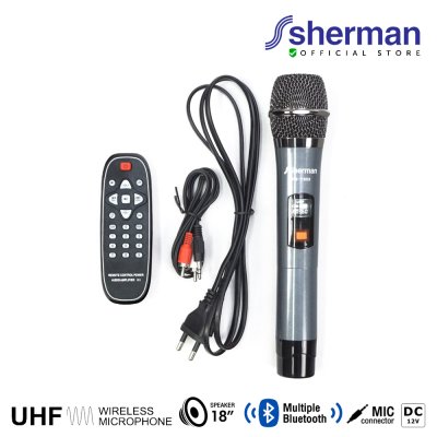 SHERMAN APS-118XX ชุดเครื่องเสียงเคลื่อนที่ แบบลากจูง 18 นิ้ว