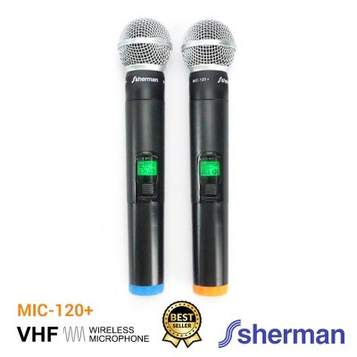 SHERMAN MIC-120+ ไมโครโฟนไร้สาย ความถี่ต่ำ VHF