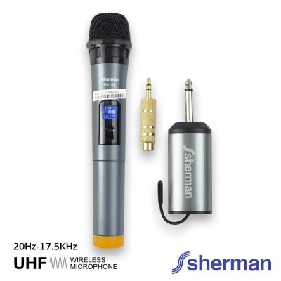 SHERMAN MIC-130N ไมโครโฟนไร้สาย มือถือ (ไมค์เดี่ยว)