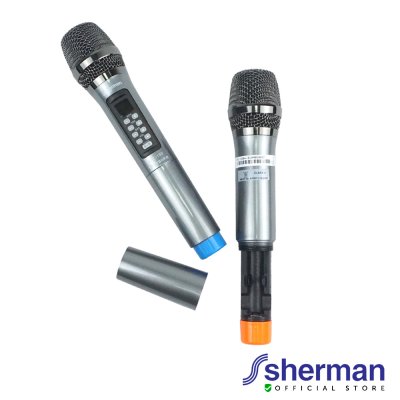 SHERMAN MIC-150+ ไมโครโฟนคาราโอเกะไร้สายคู่  ระบบดิจิตอล 40 ชาแนล