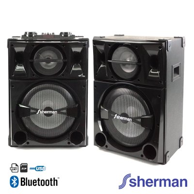 SHERMAN SB-900 ตู้ลำโพง 12 นิ้ว มีแอมป์ในตัว 120W