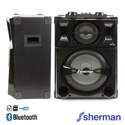 SHERMAN SB-900 ตู้ลำโพง 12 นิ้ว มีแอมป์ในตัว 120W