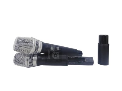 TADA X300 ไมค์ลอยถือคู่ ปรับความถี่ได้ รับสัญญาณได้ไกล 100 เมตร