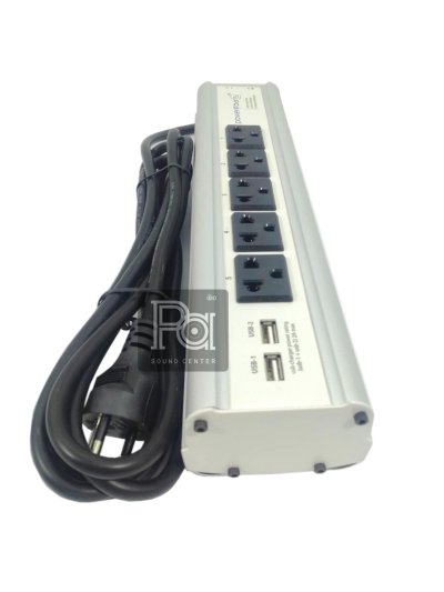 Clef Audio Power BAR 5+ ปลั๊กรางจ่ายไฟ 5 ช่อง USB Clef Audio Power BAR 5+ ปลั๊กรางจ่ายไฟ 5 ช่อง USB