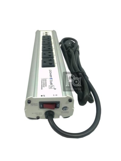 Clef Audio Power BAR 5+ ปลั๊กรางจ่ายไฟ 5 ช่อง USB Clef Audio Power BAR 5+ ปลั๊กรางจ่ายไฟ 5 ช่อง USB
