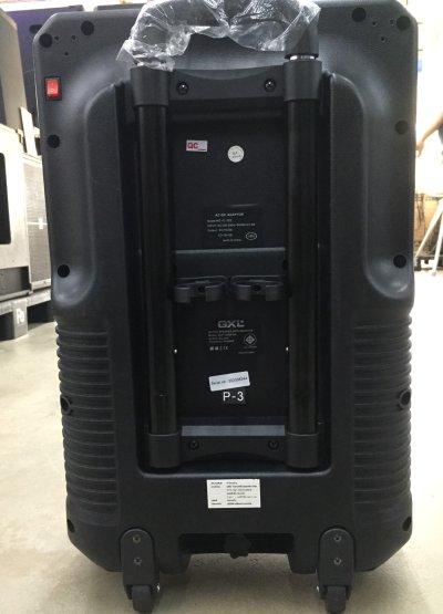 GXL GLP-1032FGA ตู้ลำโพงเคลื่อนที่ 8 นิ้ว จอทัชสกรีนขนาด 15 นิ้ว พร้อมไมค์ลอยคู่