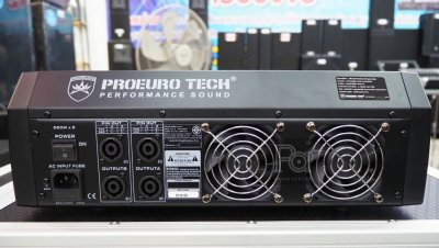 PROEUROTECH PMX-8500FX เพาเวอร์มิกเซอร์สเตอริโอ 8ชาแนล 500วัตต์ เอฟเฟคแท้ในตัว USB/MP3