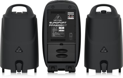 BEHRINGER EUROPORT PPA2000BT ตู้ลำโพงเคลื่อนที่ มิกเซอร์ 8 ชาแนล ระบบ PA แบบพกพา