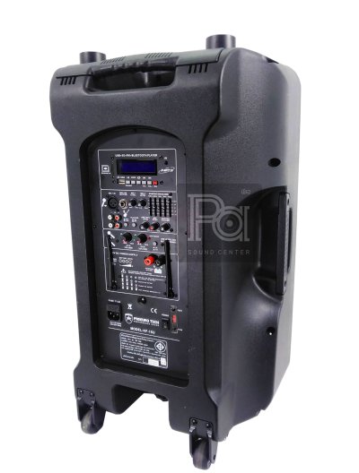 PROEURO TECH KF-15U ตู้ลำโพงเคลื่อนที่ล้อลาก + ไมค์ลอยคู่ UHF