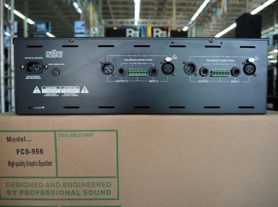 SOUNDBEST EQUALIZER 3U FCS 966