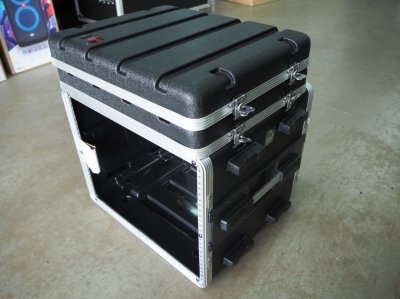 NPE RACK ABS-8U ลึก 17 นิ้ว ตู้แร็ค ABS แร็คพร้อมฝา หน้า-หลัง พลาสติกไฟเบอร์