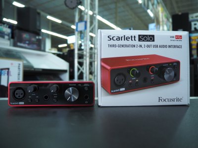 Focusrite Scarlett Solo 3rd Gen ออดิโออินเตอร์เฟส