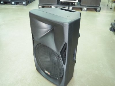 XXL POWER SP-15V ตู้ลำโพงเคลื่อนที่ 15" มีแอมป์ในตัว พร้อมไมค์ลอยคู่ Bluetooth