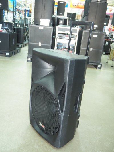XXL POWER SP-15V ตู้ลำโพงเคลื่อนที่ 15" มีแอมป์ในตัว พร้อมไมค์ลอยคู่ Bluetooth