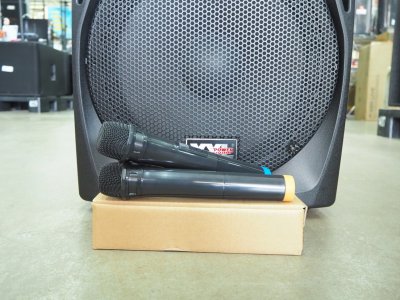 XXL POWER SP-15V ตู้ลำโพงเคลื่อนที่ 15" มีแอมป์ในตัว พร้อมไมค์ลอยคู่ Bluetooth