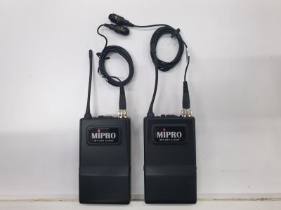 MIPRO MR-823 /MT-801A/MT-801A ไมโครโฟนไร้สาย UHF ชนิดไมค์หนีบปกเสื้อคู่