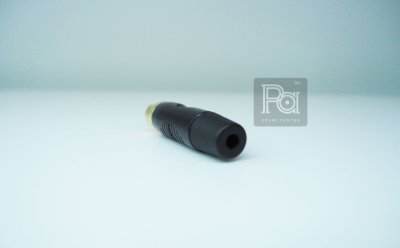 REAN RF2C-B-0 RCA plug, gold plated contacts ปลั๊ก RCA สีดำ By NEUTRIK