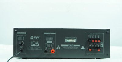 NPE LDA-300 เพาเวอร์มิกเซอร์โมโน ระบบประกาศ 300 วัตต์ ไมค์ 4 ช่อง 2 AUX พร้อม EQ 3 แบนด์ AC/DC