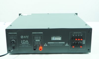 NPE LDA-400 เพาเวอร์มิกเซอร์โมโน ระบบประกาศ 400 วัตต์ ไมค์ 4 ช่อง 2 AUX พร้อม EQ 3 แบนด์, AC/DC