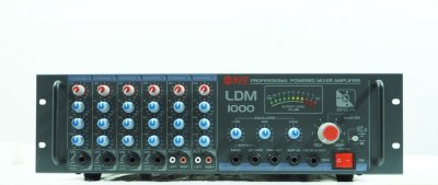 NPE LDM-1000 เพาเวอร์มิกเซอร์โมโน ระบบประกาศ 1000วัตต์ ไมค์ 4 ช่อง/ 2 AUX AC/DC