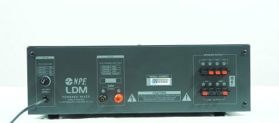 NPE LDM-1000 เพาเวอร์มิกเซอร์โมโน ระบบประกาศ 1000วัตต์ ไมค์ 4 ช่อง/ 2 AUX AC/DC