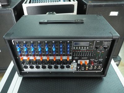 PEAVEY PVi ® 8500 เพาเวอร์มิกเซอร์สเตอริโอ 8 ชาแนล 400วัตต์ มีแอมป์ในตัว USB/Bluetooth