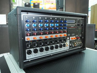 PEAVEY PVi ® 8500 เพาเวอร์มิกเซอร์สเตอริโอ 8 ชาแนล 400วัตต์ มีแอมป์ในตัว USB/Bluetooth
