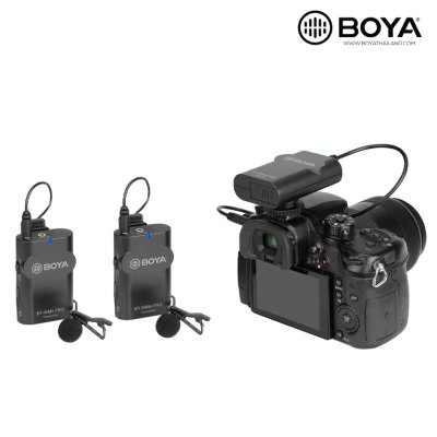 BOYA BY-WM4 PRO-K2 ไมโครโฟนไร้สาย ขนาดเล็ก รับสัญญาณได้ไกล 60 เมตร