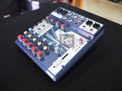 SOUNDCRAFT Notepad 8FX มิกเซอร์อนาลอก 8 ชาแนล ไมค์ 2 ช่อง เอฟเฟคในตัวมากมายแค่รีเวิร์ปก็คุ้มแล้ว