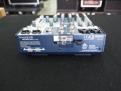 SOUNDCRAFT Notepad 8FX มิกเซอร์อนาลอก 8 ชาแนล ไมค์ 2 ช่อง เอฟเฟคในตัวมากมายแค่รีเวิร์ปก็คุ้มแล้ว