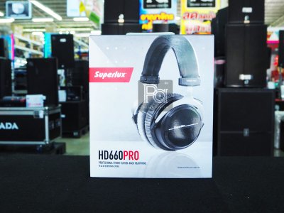 SUPERLUX HD-660PRO หูฟัง Studio แบบ Closed-Back 150Ohm